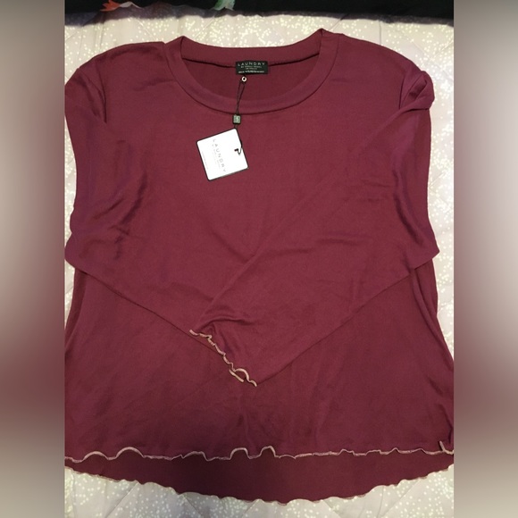 Laundry by Shelli Segal 2 Piece Pajama Shirt Pants Set SzXL - Picture 2 of 5